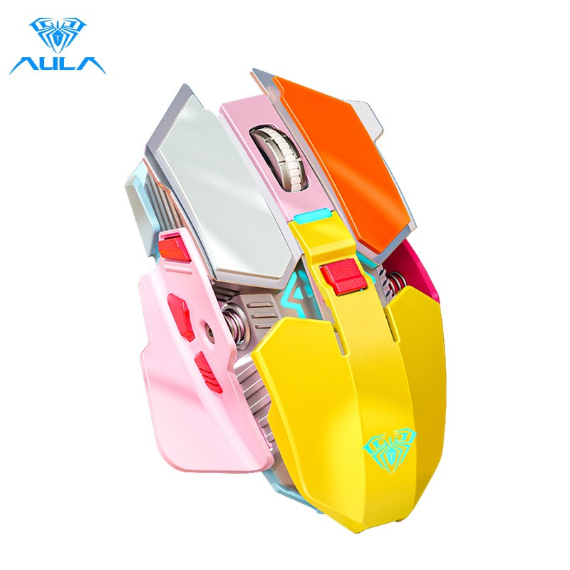 Laptop Accessories Productivity - AULA SC300 2.4Ghz Wireless Rechargeable souris