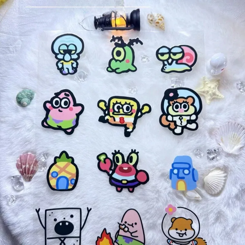 Laptop Accessories Case - Kawaii SpongeBob SquarePants Transfer Stickers Waterproof