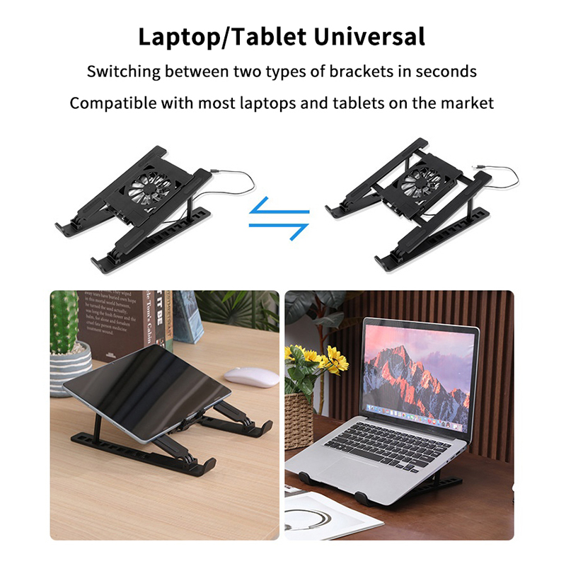 Laptop Cooler Base Stand Folda - Laptop Accessories Cooling Pad ulasan dan harga