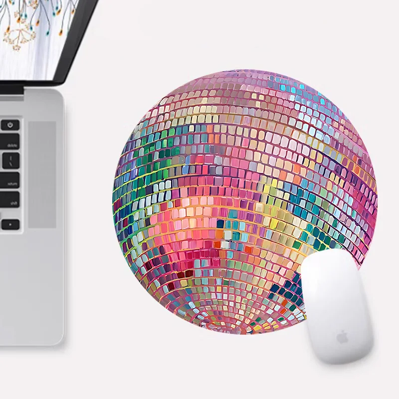 Rubber Round Pink Disco Ball M - Laptop Accessories Productivity ulasan dan harga