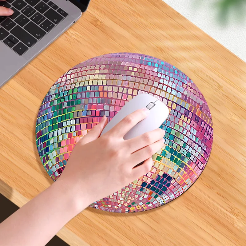 Rubber Round Pink Disco Ball M - Laptop Accessories Productivity ulasan dan harga