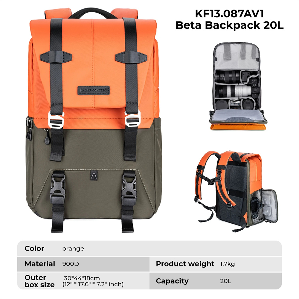 K&F CONCEPT Camera Backpack Tr - Laptop Accessories Case ulasan dan harga