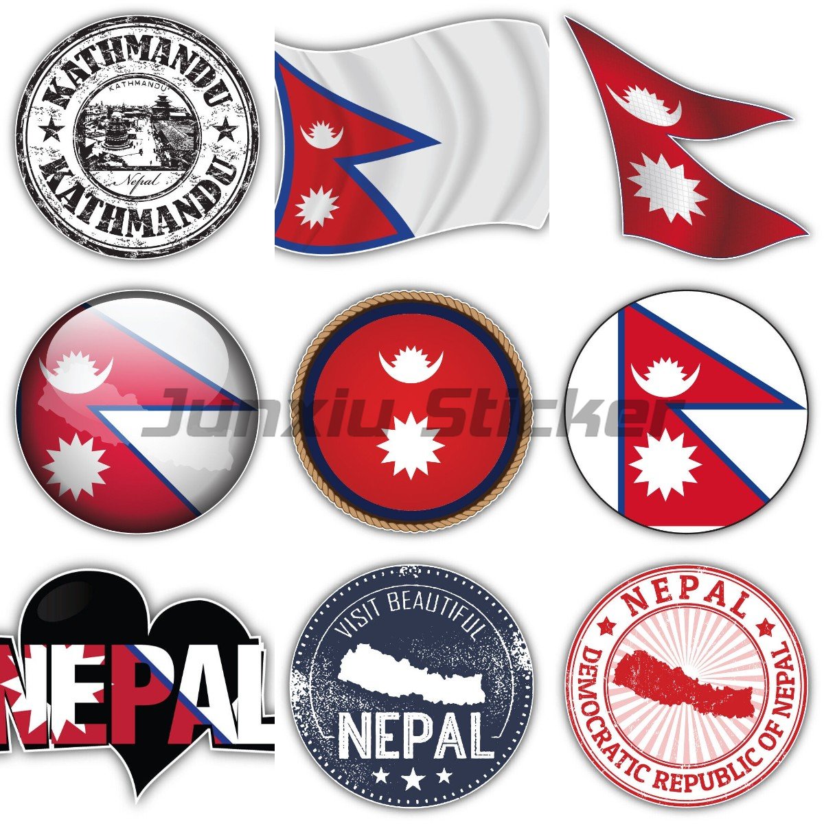 Nepal Flag Bumper Vinyl Bicycl - Laptop Accessories Nepal ulasan dan harga