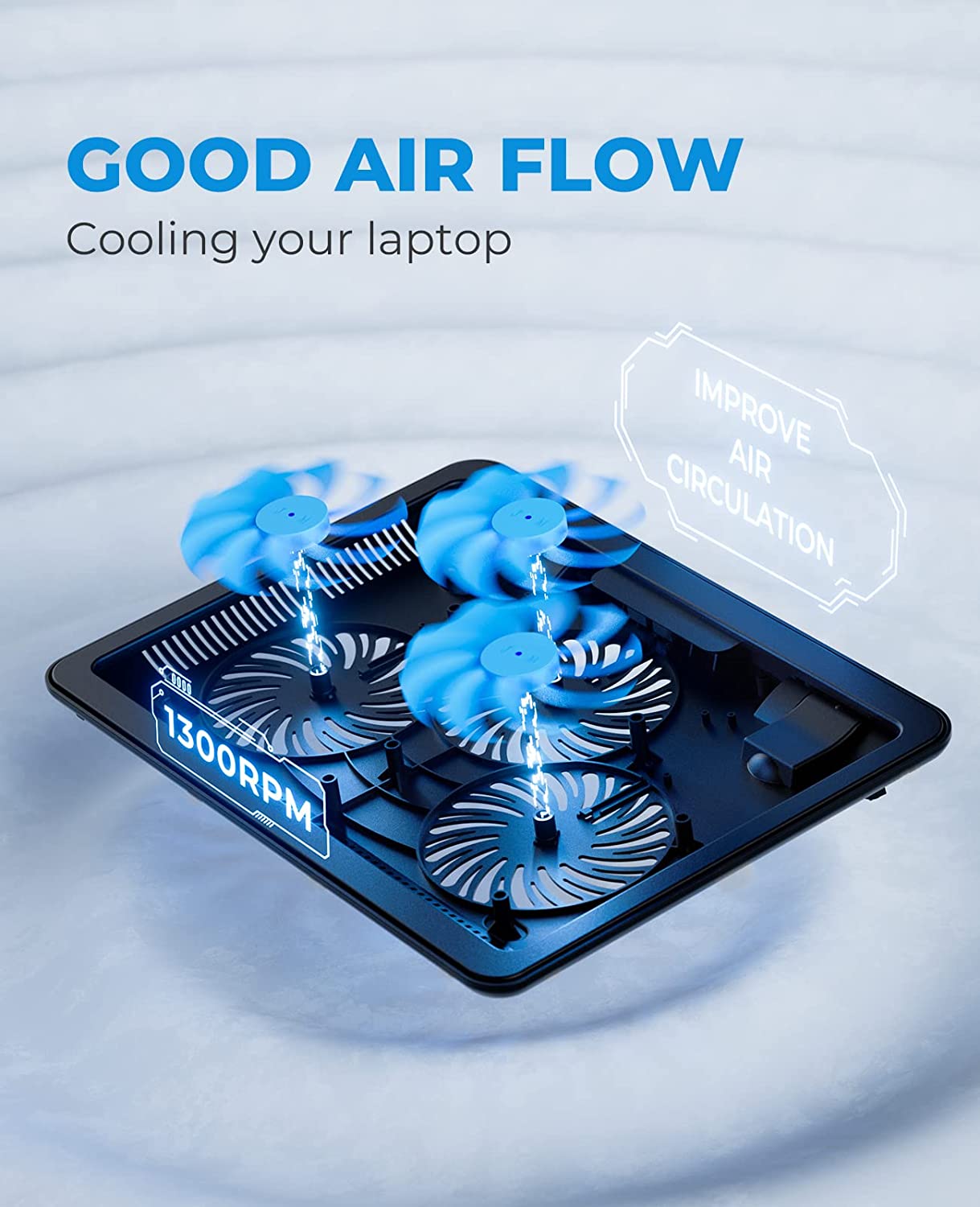 Laptop Cooling Pad, HV-F2056 1 - Laptop Accessories Cooling Pad ulasan dan harga
