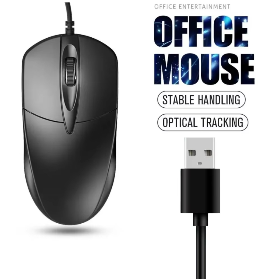 USB Optical Wired Mouse Laptop - Laptop Accessories Productivity ulasan dan harga